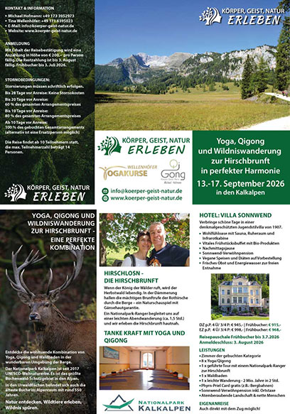 Hirschbrunft Wanderung